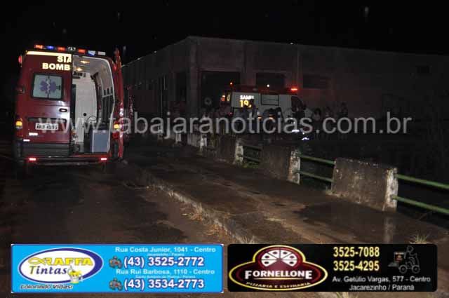 Homem cai de ponte - Tabajara noticias