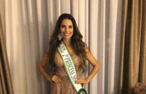 A Jacarezinhense Gabriela Feriato é eleita 3ª mulher mais bela no miss Paraná