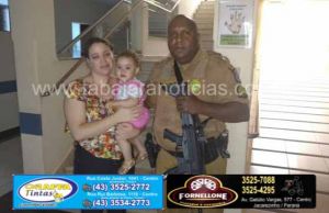 Policiais militares salvam criança de oito meses que se engasgou em Ribeirão do Pinhal