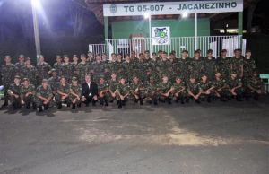 TIRO DE GUERRA 05-007 JACAREZINHO-PR Solenidade de Matrícula dos Atiradores no ano de 2019