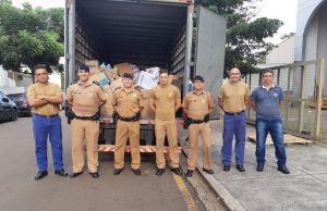 2º BPM: CAMPANHA “ABRACE VIDAS” ARRECADA QUASE 8 TONELADAS DE MANTIMENTOS EM PROL DO HOSPITAL DO CÂNCER DE LONDRINA.