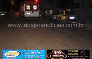 Obra sem sinalização causa acidente na Vila Maria em Jacarezinho.