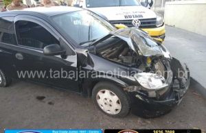 Viatura da ROTAM em acompanhamento tático a uma moto se envolve em acidente em Jacarezinho.