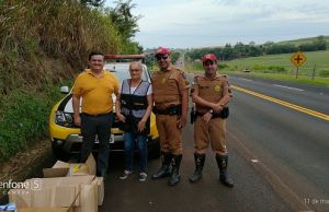 Polícia Rodoviária Estadual e Ciretran de Bandeirantes realizam blitz educativa na PR 855