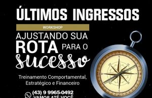 Workshop e treinamento ajustando sua rota para o sucesso.