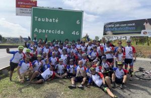 CICLISTAS DE MARIA CONCLUEM MAIS UMA PEREGRINAÇÃO AO SANTUÁRIO DE APARECIDA.