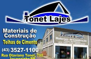 Tonet lajes e materiais para construção está completando 10 anos de bem servir e quem ganha é você.