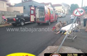 Sofreu mal súbito enquanto pilotava a moto e acabou batendo em placa no centro de Jacarezinho.