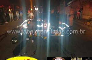 Tragédia acidente entre duas motos deixa um morto e outro gravemente ferido em Jacarezinho.