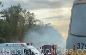 Incêndio Ambiental interditada |BR 153 entre Jacarezinho e Santo Antonio
