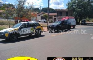 Homem armado com facão ameaça rapazes e parte pra cima de equipe Policial em Jacarezinho.