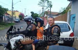 Equipe Rocam da Policia Militar Platinense realiza sonho de menino.
