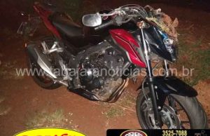 Motociclista perde o controle e sofre queda na PR 431 entre Jacarezinho e Cambara.