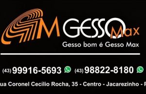 Agora em Jacarezinho Gesso Max trazendo tudo em gesso e molduras para sua construção ou reforma.