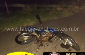 Motociclista tem perna descepada em acidente na BR 153.