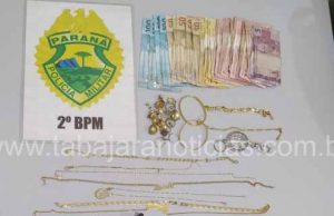 Bandidos invadem chácara para roubar, fazem morador de refém, um deles é pego pela Policia.