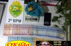 Após denuncia PM prende homem com drogas e pé de Maconha plantado no quintal em Jacarezinho.