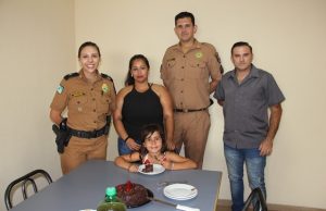 2º BPM RECEBE VISITA DE ADMIRADORA DA POLÍCIA MILITAR.