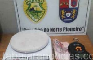 Homem é preso por tráfico de drogas em Cambara.