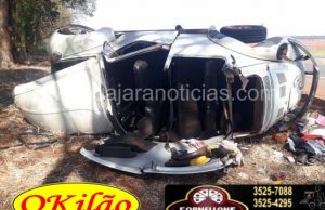 Acidente entre fusca e carreta deixa motorista ferido e passageira morta na BR 153 em ourinhos.