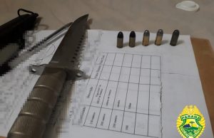 Polícia Militar encontra munições de mesmo calibre usado em homicídio na casa do suspeito.