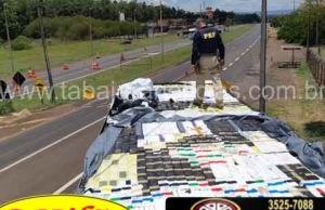 PRF faz apreensão milionária de eletrônicos em Ourinhos.