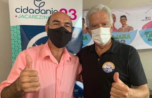 Deputado Federal Rubens Bueno visita jacarezinho e declara apoio a candidatura de Tabajara a prefeito.