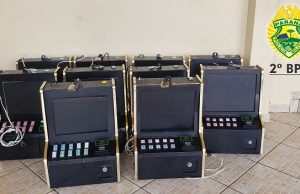 Máquinas de Caça Níquel são apreendidas em Santo Antônio da Platina