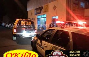 Policia Militar e vigilância Sanitária realizam fiscalização nos comércios de Ribeirão Claro.