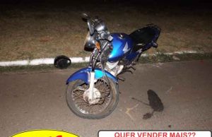 Motociclista deu fuga na PM mas bateu de frente com viatura da Rotam em Jacarezinho.