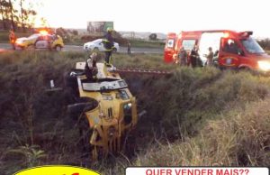 Acidente com carro forte e carreta mobiliza equipes dos Bombeiros, Econorte, PM e PRF na BR 153 em Jacarezinho.