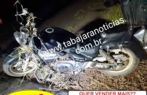 Motociclista morre após se chocar contra poste as margens da PR 218 em Joaquim Távora.