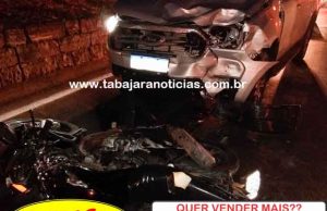 Motociclista morre em acidente entre moto e caminhonete na BR 153 em Jacarezinho.