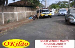 Deu grau em frente a viatura, fugiu mas foi pego pela Policia Militar em Jacarezinho.