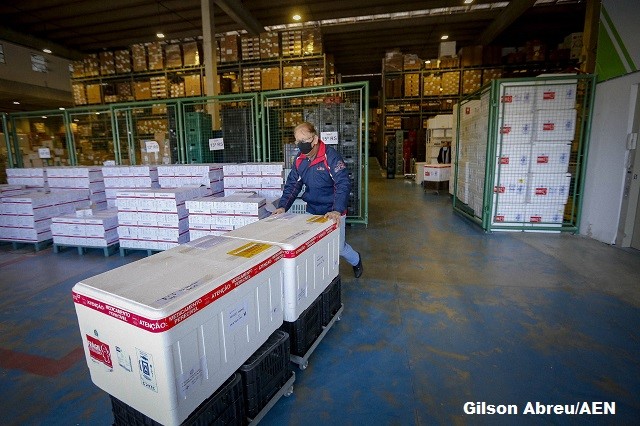 29/07/2021 - Distribuição de vacinas para RegionaisFoto Gilson Abreu/AEN