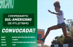 Atleta de Jacarezinho vai participar de uma competição internacional.