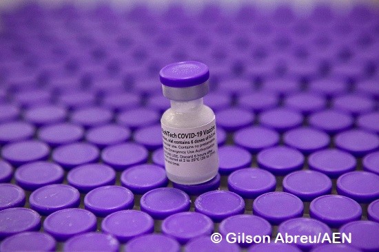 08.07.2021 - Chegada de vacina no CemeparFoto Gilson Abreu/AEN