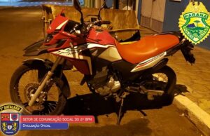 ROTAM apreende duas motocicletas em Jacarezinho.