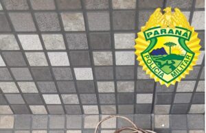 Policia Militar prende rapaz de 28 anos furtando fios da balança na BR 153 em Jacarezinho.