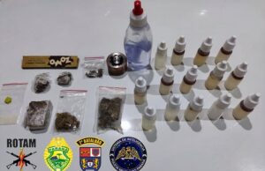 Policia Militar apreende vários tipos de drogas em Festa Rave em Santana do Itararé.