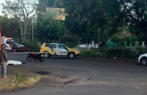 Mototaxista é morto a tiros em Santo Antônio da Platina.