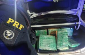 PRF apreende 263kg de maconha em Cornélio Procópio.