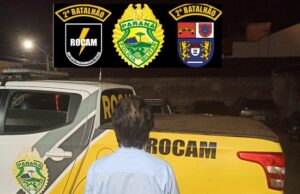 Rocam prende homem com mandado de prisão em Santo Antônio da Platina.