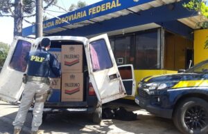 PRF prende homem transportando cigarros contrabandeados em Jacarezinho.