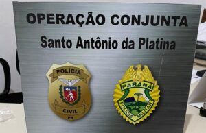 Operação conjunta contra o tráfico de cumpre mandados em Santo Antônio da Platina.