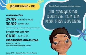 Jacarezinho recebe espetáculos gratuitos de bonecos.