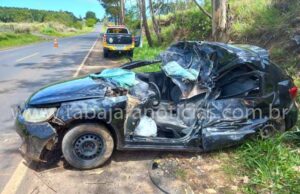 Jovem de 18 anos perde a vida em acidente na PR 218 próximo a Joaquim Távora.