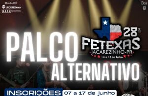 Abertas inscrições para o Palco Alternativo para a 28ª Fetexas.