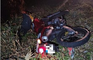 PR-272 Motociclista inabilitado sofre acidente entre Tomazina e Japira.