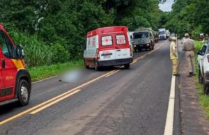 Atropelamento na PR-439 deixa um morto e um ferido em Santo Antônio da Platina